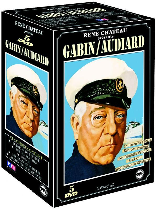 Coffret Gabin-Audiard : le baron de l'écluse ; les grandes familles ; rue des prairies ; gas-oil ; Archimède le clochard [DVD]