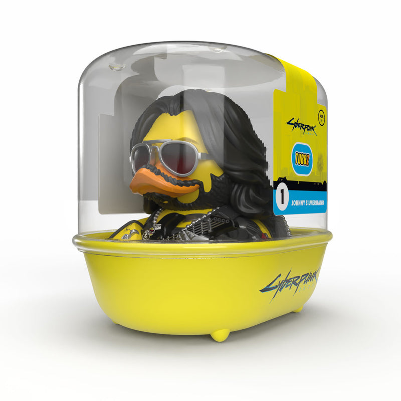 Numskull - TUBBZ Canard de bain - Cyberpunk 2077 - Johnny Silverhand (Première Édition) - 9cm