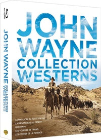 John Wayne - Collection Westerns : Le massacre de Fort Apache + La prisonnière du désert + Rio Bravo + Les voleurs de train + Les cordes de la potence [Blu-ray]