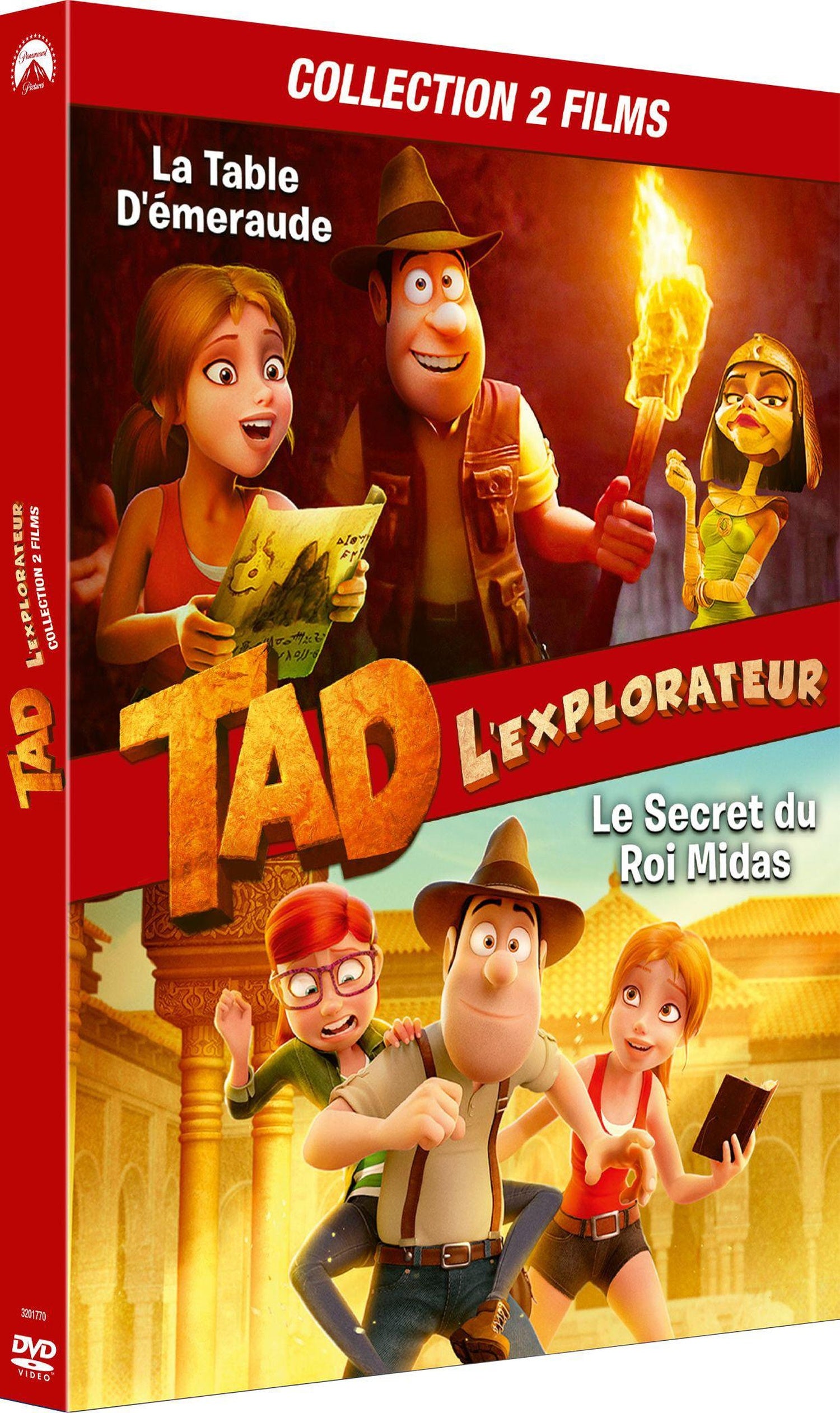 Tad l'explorateur et la Table d'Émeraude + Tad et le secret du Roi Midas [DVD]