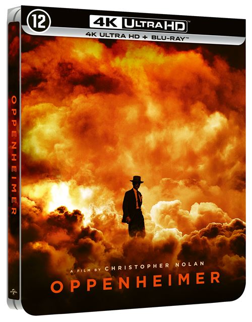 Oppenheimer - Combo 4K UHD + Blu-Ray - Édition Limitée SteelBook - flash vidéo