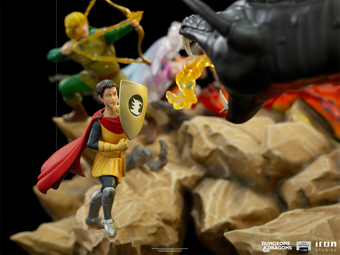 Iron Studios - Demi Art Scale 1/20 - Donjons et Dragons - Tiamat Battle Diorama Statue 56cm