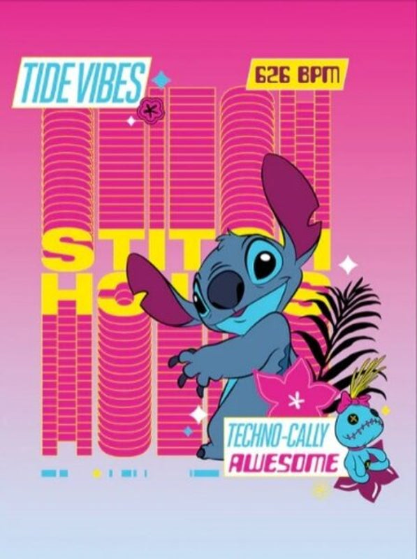 Disney - Lilo et Stitch - Impression Encadrée "Stitch Techno 2" 30x40cm