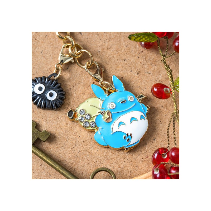 CHAÎNETTE CHARMS TOTORO BLEU - MON VOISIN TOTORO