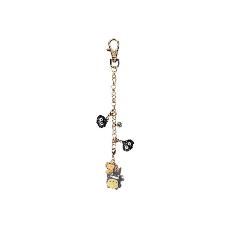 CHAÎNETTE CHARMS TOTORO GRIS & CHAMPIGNON - MON VOISIN TOTORO