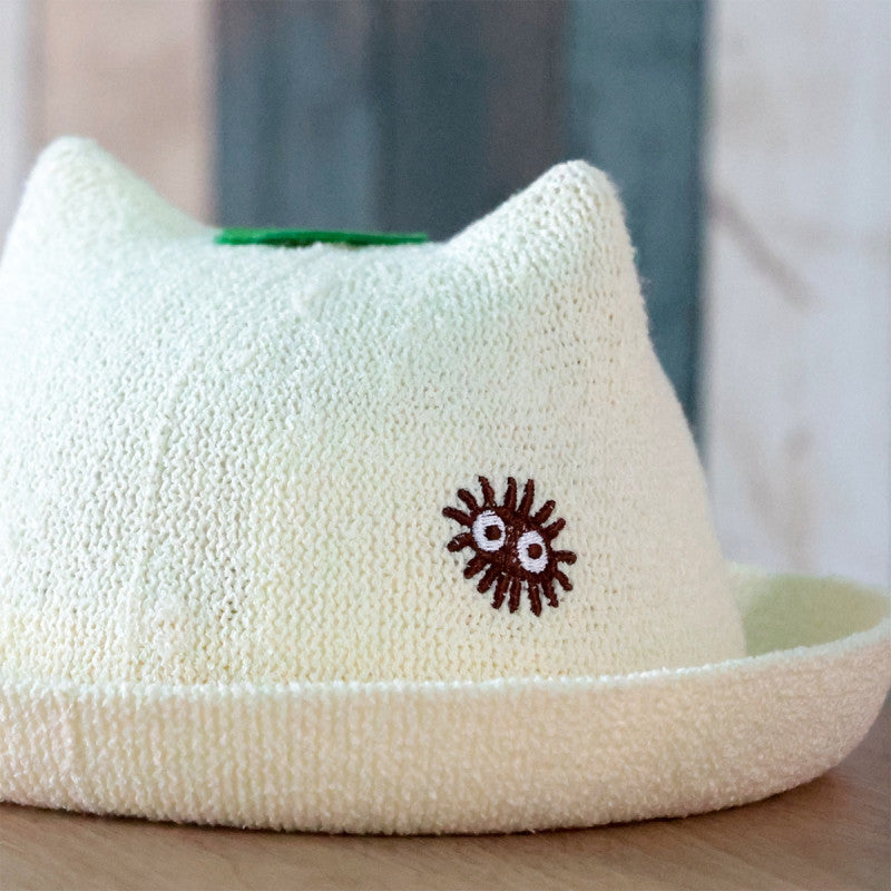 CHAPEAU TRICOTÉ ENFANT TOTORO BLANC - MON VOISIN TOTORO