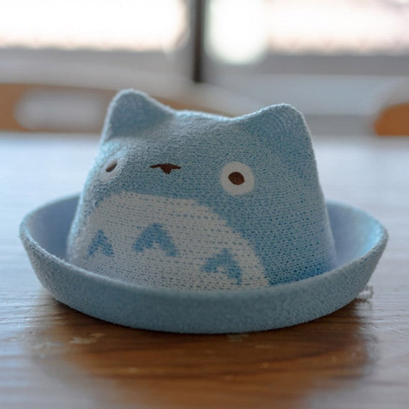 CHAPEAU TRICOTÉ ENFANT TOTORO BLEU - MON VOISIN TOTORO