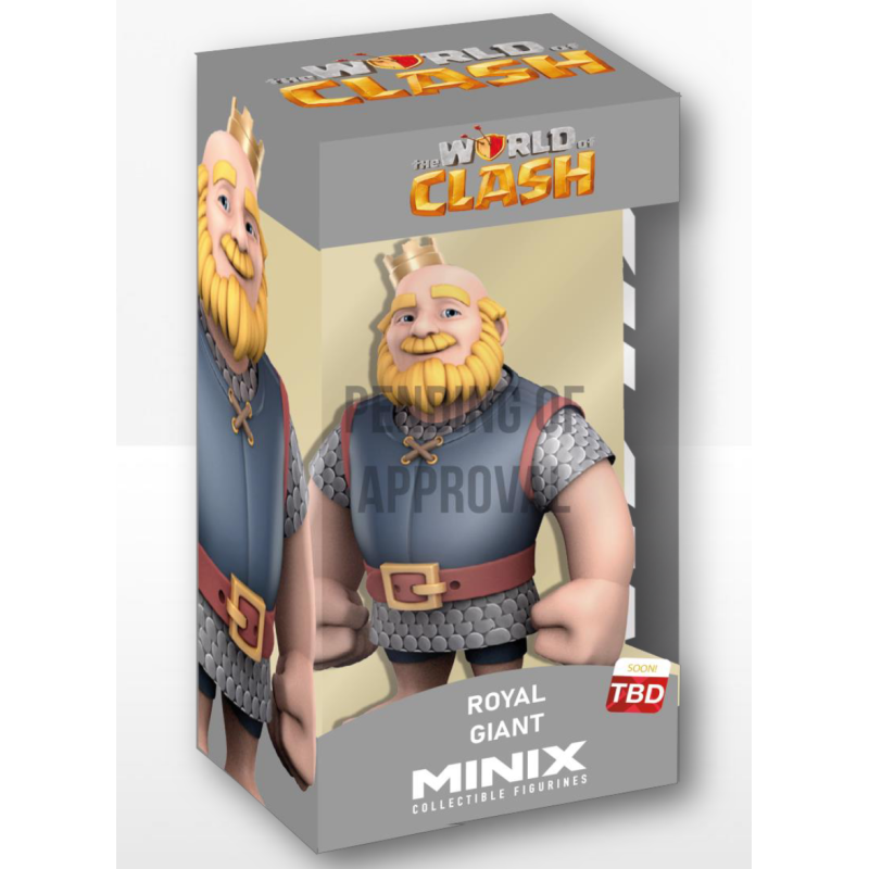 Minix - Video Games #105 - World of Clash - Géant Royal - Figurines PVC 12 cm