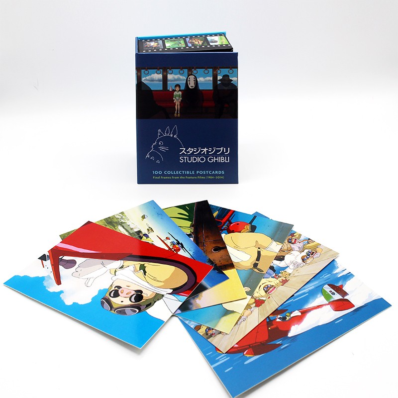 COFFRET 100 CARTES POSTALES DE COLLECTION SERIE 1 - STUDIO GHIBLI