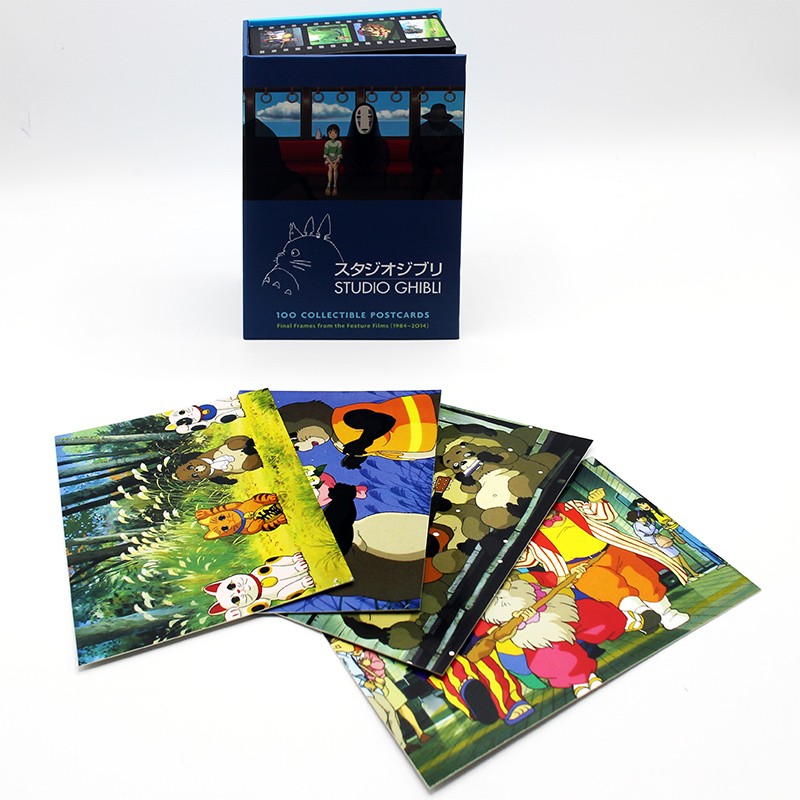 COFFRET 100 CARTES POSTALES DE COLLECTION SERIE 1 - STUDIO GHIBLI
