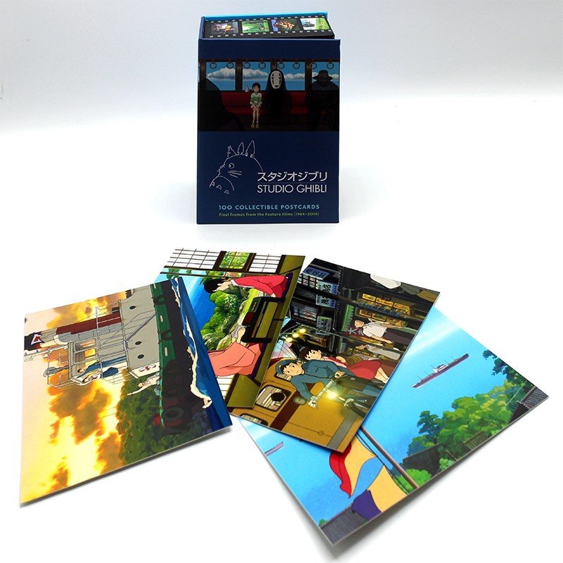 COFFRET 100 CARTES POSTALES DE COLLECTION SERIE 1 - STUDIO GHIBLI