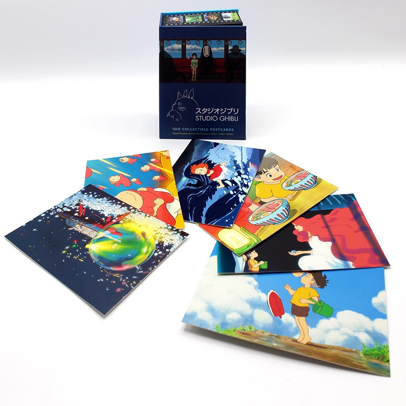 COFFRET 100 CARTES POSTALES DE COLLECTION SERIE 1 - STUDIO GHIBLI