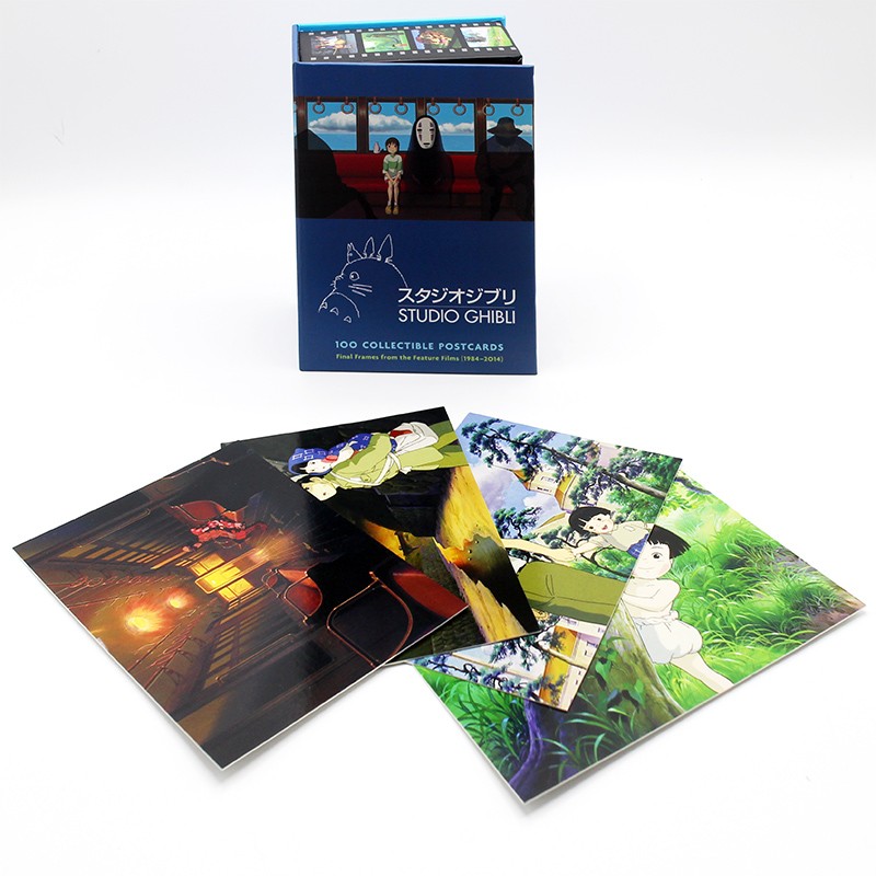 COFFRET 100 CARTES POSTALES DE COLLECTION SERIE 1 - STUDIO GHIBLI