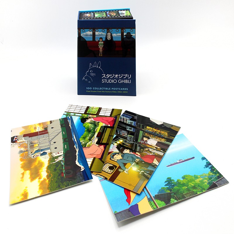 COFFRET 100 CARTES POSTALES DE COLLECTION SERIE 1 - STUDIO GHIBLI