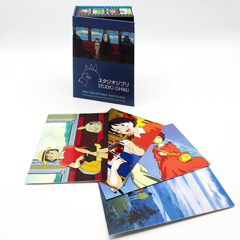 COFFRET 100 CARTES POSTALES DE COLLECTION SERIE 1 - STUDIO GHIBLI
