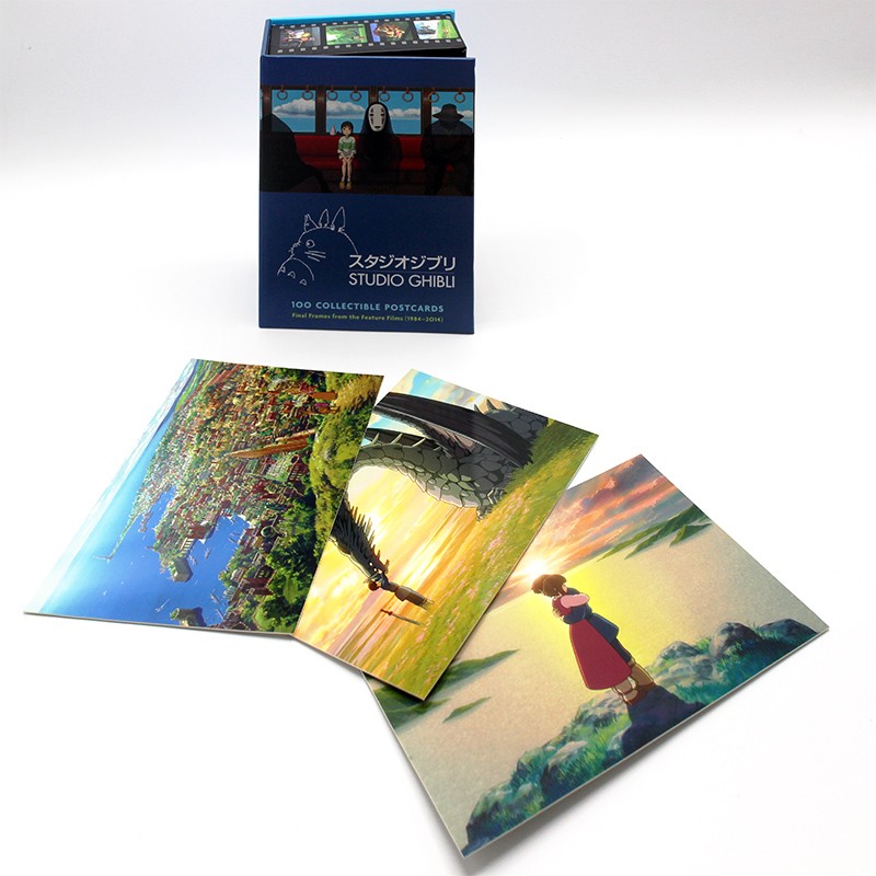 COFFRET 100 CARTES POSTALES DE COLLECTION SERIE 1 - STUDIO GHIBLI