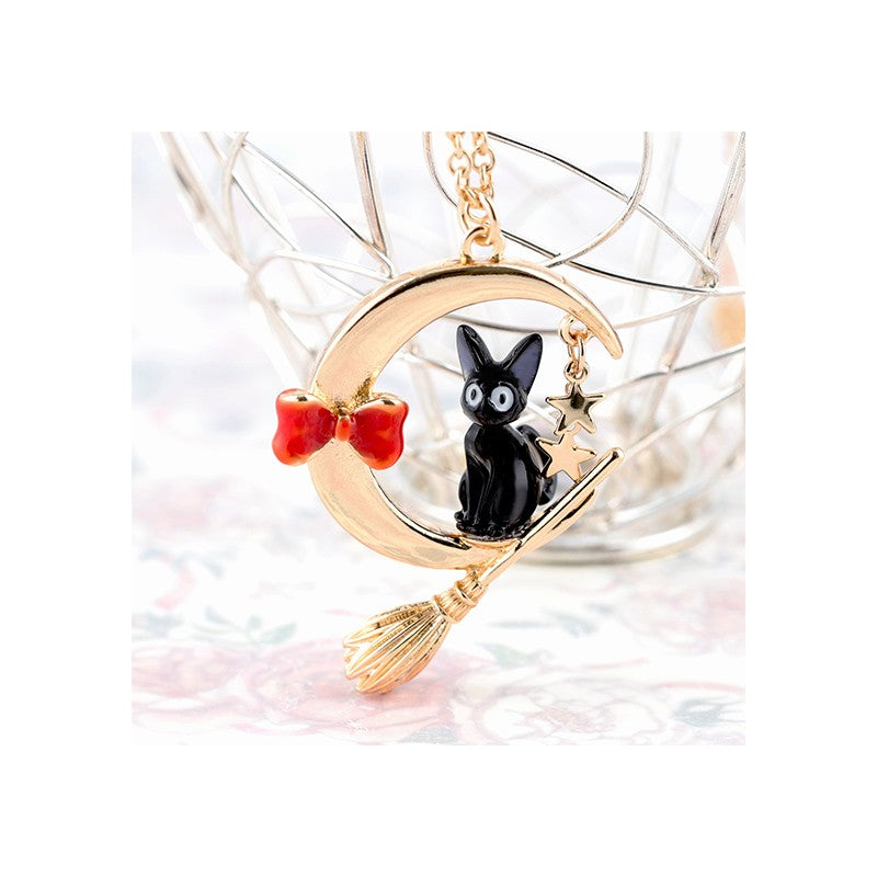 COLLIER JIJI ET LA LUNE - KIKI LA PETITE SORCIÈRE