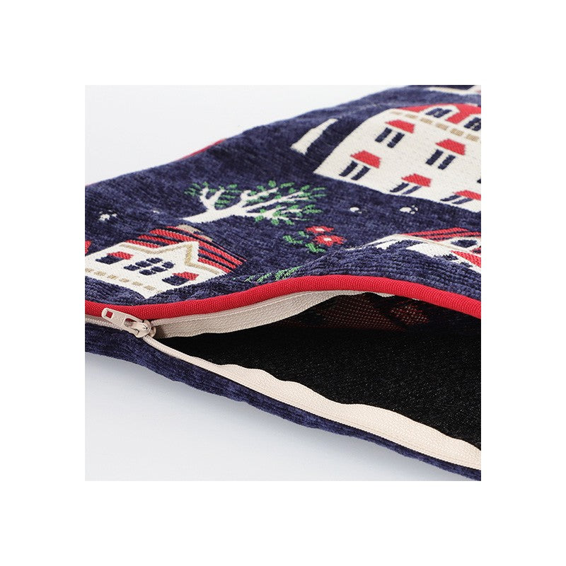 COUSSIN JIJI MAISONS 45X45CM - KIKI LA PETITE SORCIÈRE