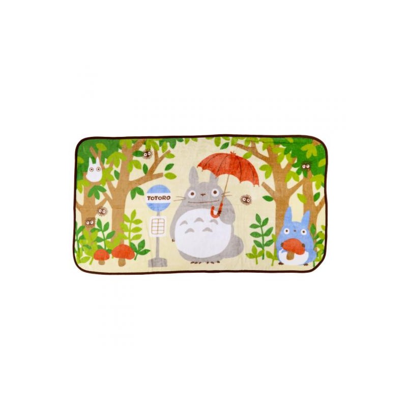 COUVERTURE TOTORO ARRÊT DE BUS 80X150 CM - MON VOISIN TOTORO
