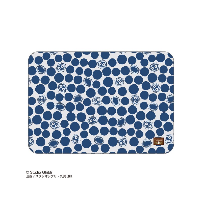 COUVERTURE MOIRÉE NOIRAUDE SILHOUETTE 70X100 CM - MON VOISIN TOTORO