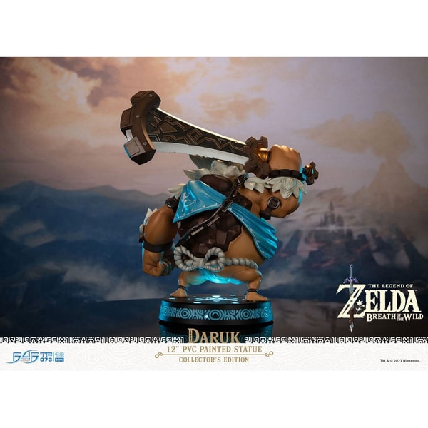 First 4 Figures - The Legend of Zelda : Breath of the Wild - Daruk Statue Edition Collector 29cm - flash vidéo