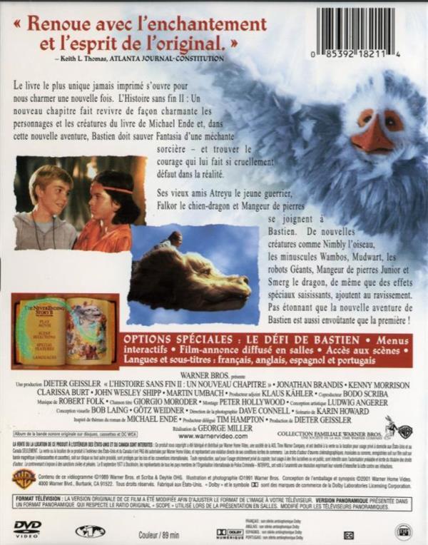 L'Histoire sans fin II - Un nouveau chapitre [DVD]