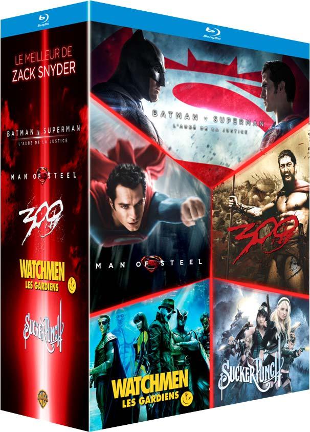 Le Meilleur de Zack Snyder : Batman v Superman, l'aube de la justice + Man of Steel + 300 + Watchmen, les Gardiens + Sucker Punch [Blu-ray]