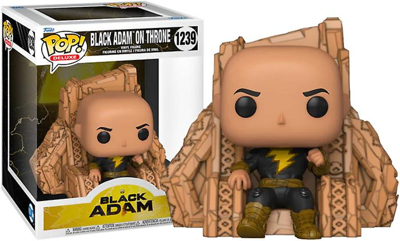 Funko Pop! Deluxe: Black Adam - Black Adam on Throne ENG Merchandising