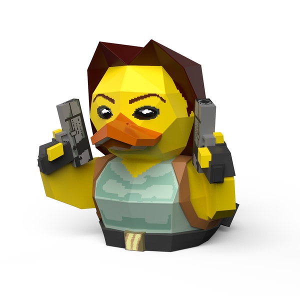 TUBBZ Canard de bain - Tomb Raider - Retro Lara Croft (Édition standard) - flash vidéo