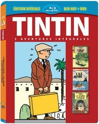 Tintin - 3 aventures - Vol. 2 : L'ïle noire + L'oreille cassée + Le Sceptre d'Ottokar [Blu-ray]