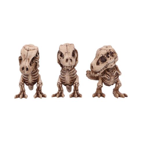Nemesis Now - "Three Wise Tyrannosaurus Rex Skeletons" Statue 9.3cm - flash vidéo
