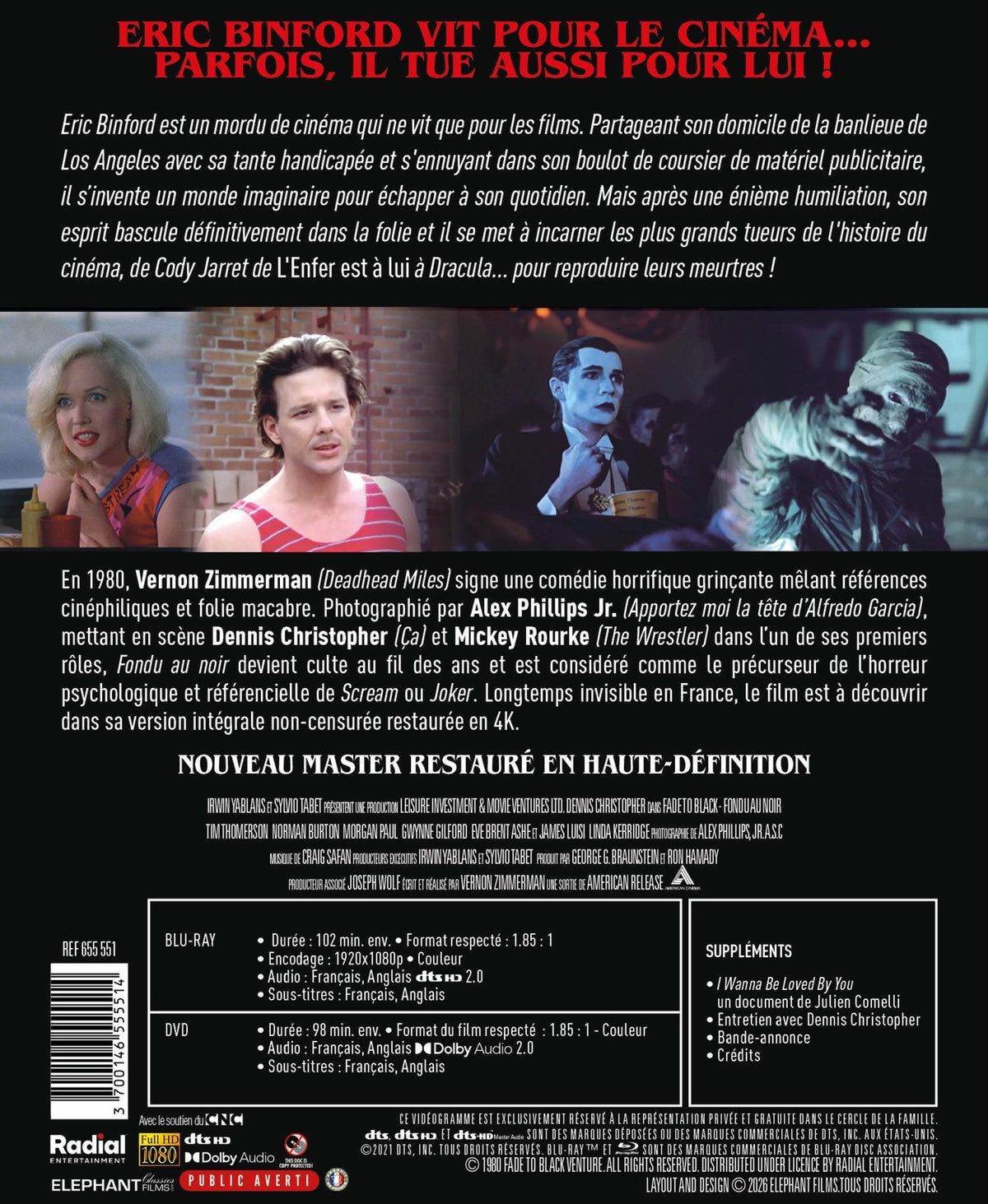 Fondu au noir [Blu-ray]