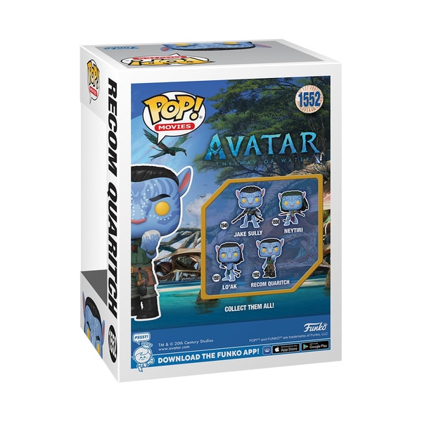 Funko Pop! Movies: Avatar: The Way of Water - Recom Quaritch - flash vidéo