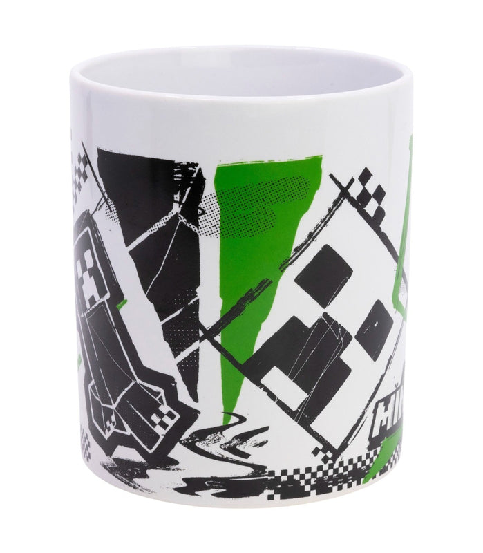 Stor - Minecraft - Mug Céramique "IconicMono" en Boîte Cadeau 325ml