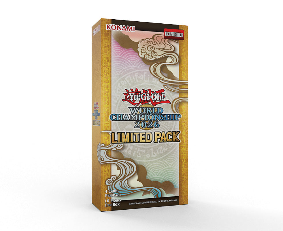 Yu-Gi-Oh! TCG - Limited Pack World Championship 2026 Booster Pack Display (10 Boosters) - OTS Exclusive