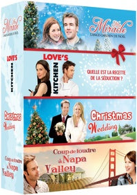 Noël n° 2 : Christmas Wedding + Mrs Miracle + Love's Kitchen + Coup de foudre à Napa Valley [DVD]