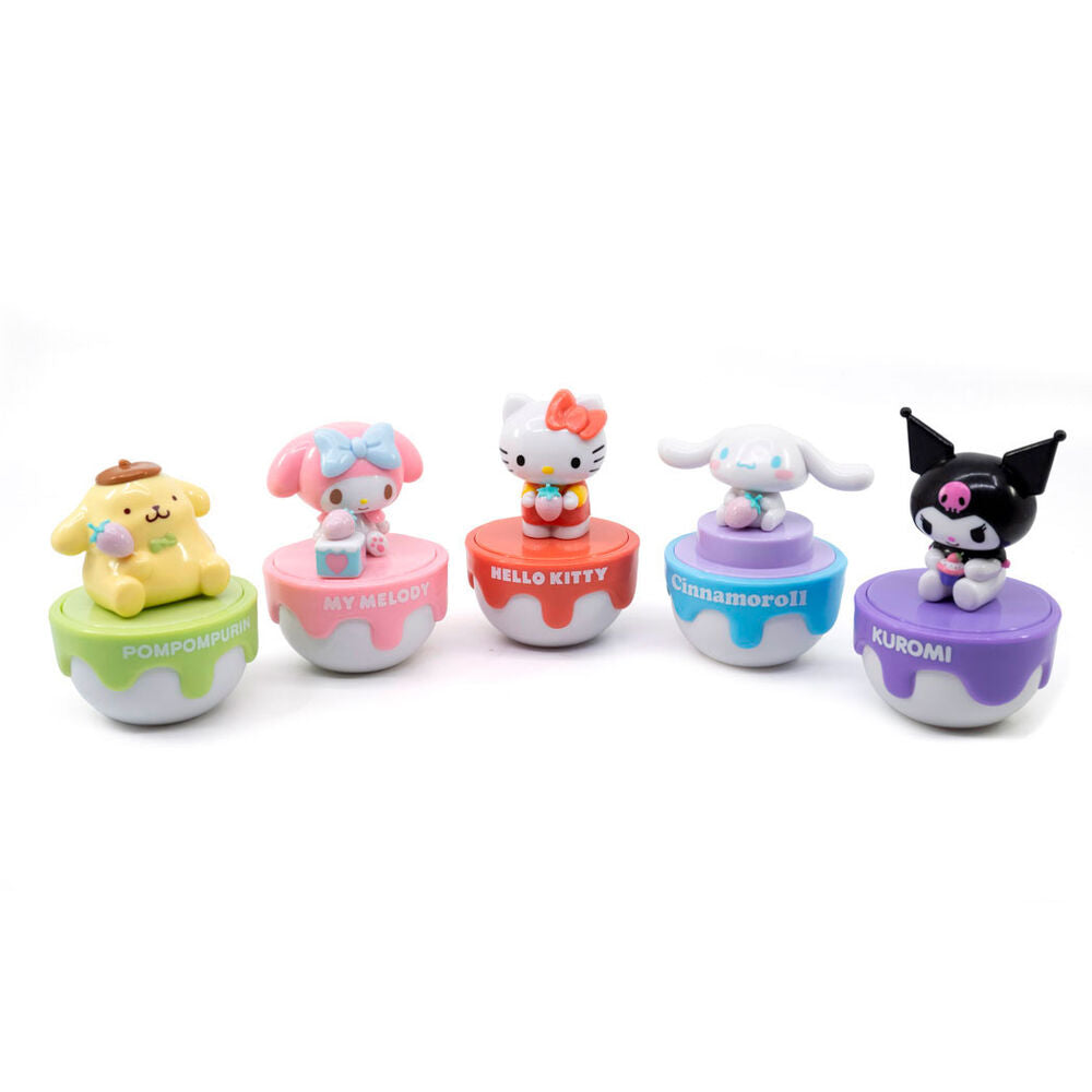 YuMe Hello Kitty and Friends Strawberry Cake Surprise - Display de mini figurines capsules (12 unités)