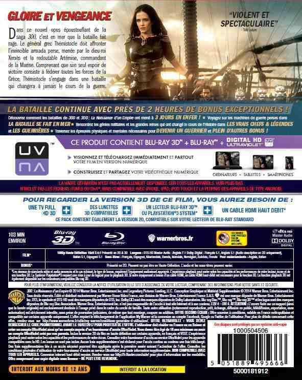 300 : La naissance d'un empire [Blu-ray 3D]