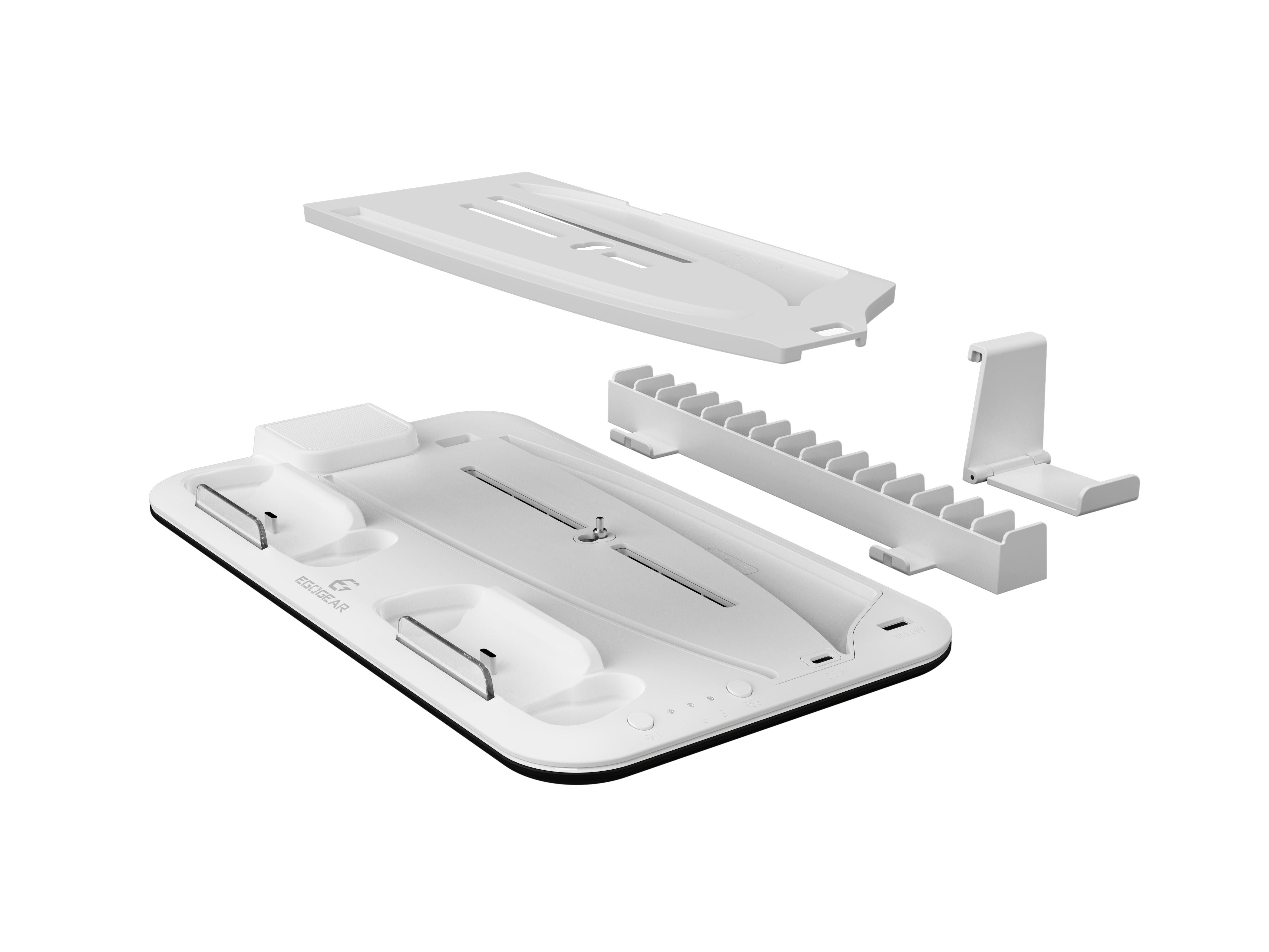 EgoGear - SCH40 - Base RGB de refroidissement et de charge pour PS5, PS5 Slim et PS5 Pro