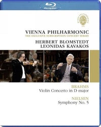 Brahms : Concerto pour violon. Nielsen : Symphony No. 5. Kavakos, Blomstedt. [Blu-ray]