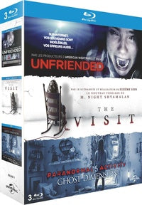 Coffret horreur : The Visit + Unfriended + Paranormal Activity 5 Ghost Dimension [Blu-ray]