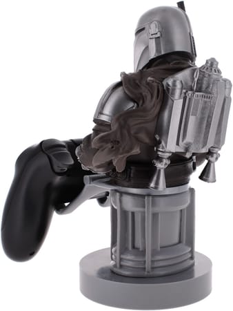 Cable Guys R.E.S.T - Le Mandalorien - Din Djarin Support pour Téléphone et Manette - flash vidéo