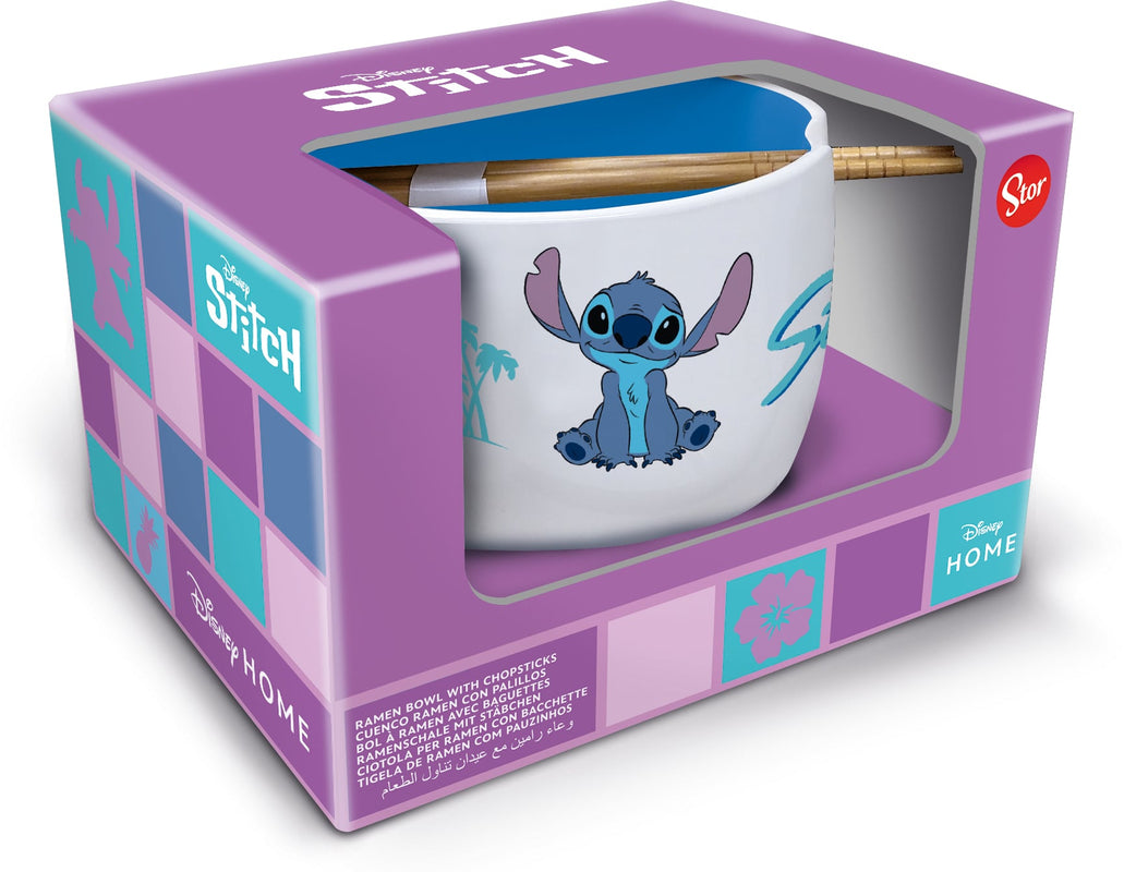 Disney - Bol à ramen avec baguettes Stitch