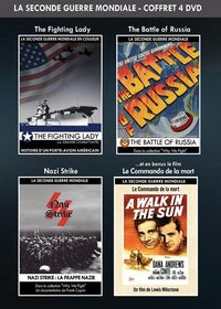 Coffret guerre : the fighting lady ; the battle of Russia ; nazi strike ; le commando de la mort [DVD]