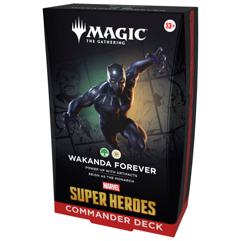 Magic: The Gathering - Marvel Super Heroes Commander Decks Assortment (4 Commander Decks)