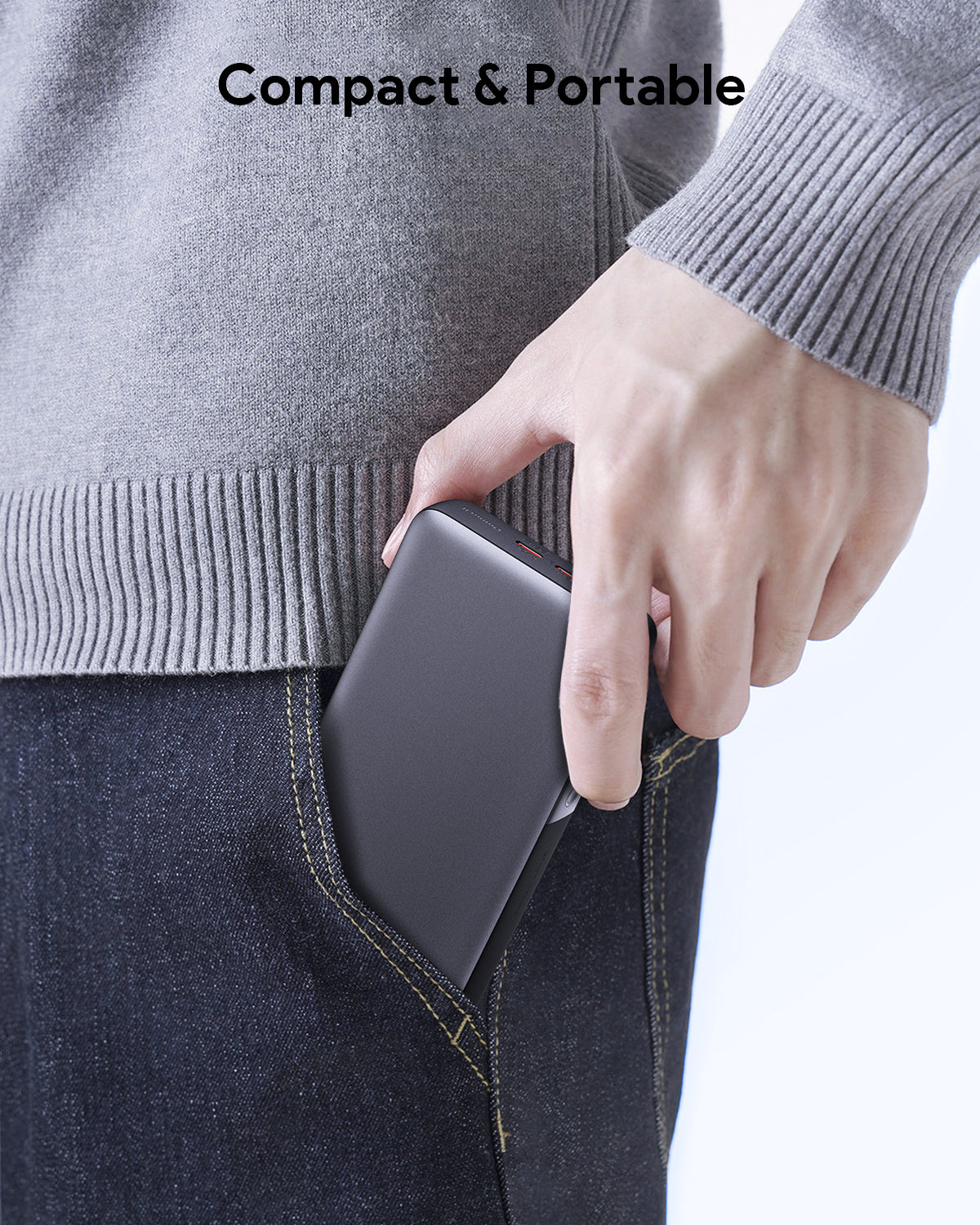 Aukey - Power Bank Noire Sprint X 20000mAh 65W Charge rapide