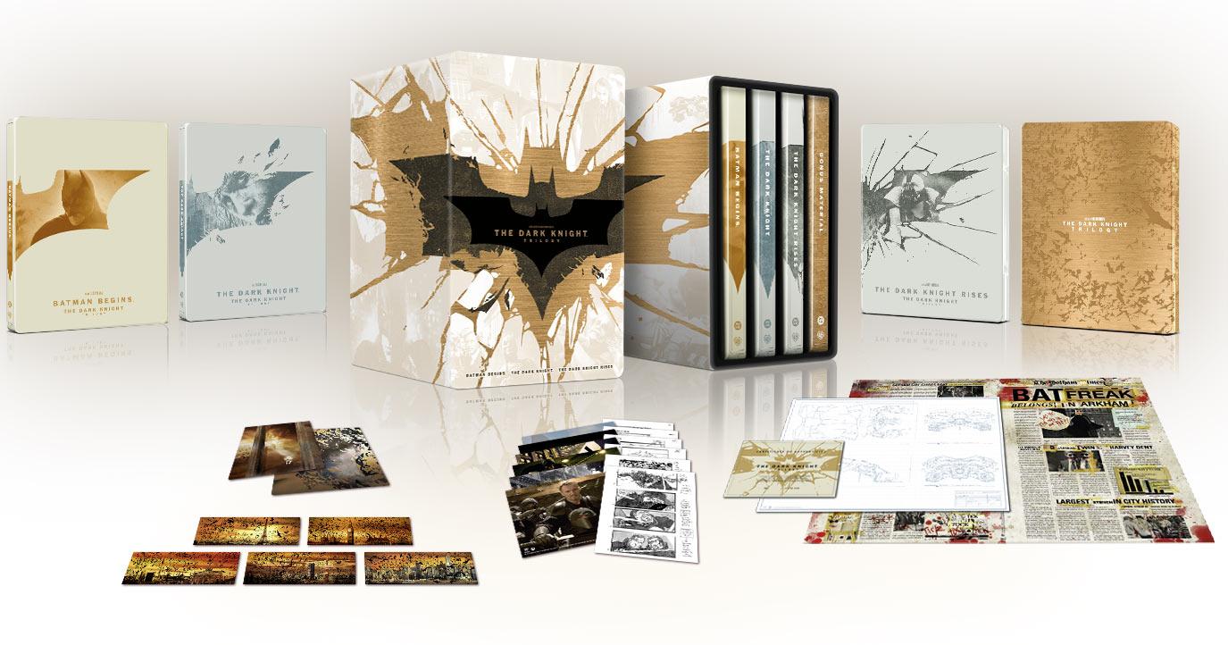 The Dark Knight Trilogy : Batman Begins + The Dark Knight + The Dark Knight Rises [4K Ultra HD]