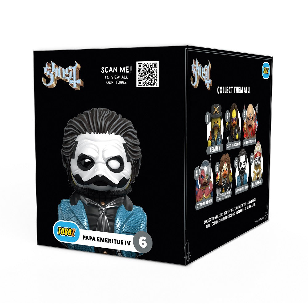 Numskull - Best of TUBBZ Boîte Canard de bain - Ghost - Papa Emeritus IV - 9cm - flash vidéo
