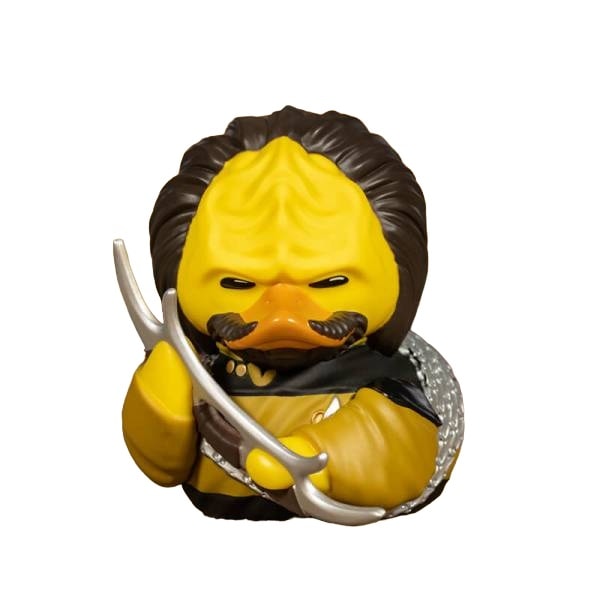 Best of TUBBZ Boîte Canard de bain - Star Trek - Worf - 9cm - flash vidéo