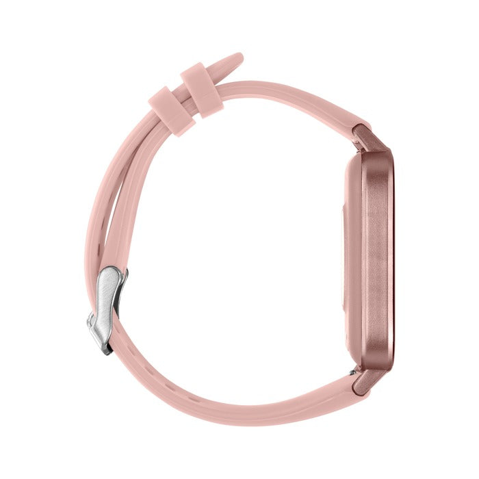 Abyx Fit - Ozone Lite - Montre connectée - Poudre de rose - flash vidéo